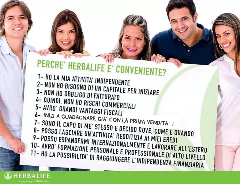 COME GUADAGNARE CON HERBALIFE