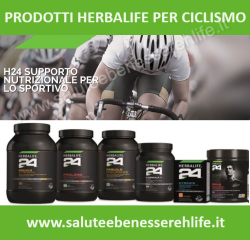 Prodotti nutrizionali Herbalife per ciclisti in azione