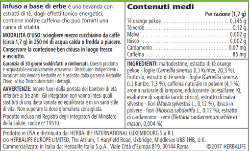 Tisana al Lampone Herbalife 50 Gr - immagine 3