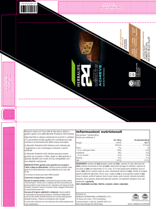 Barrette Proteiche H24 Achieve - immagine 3