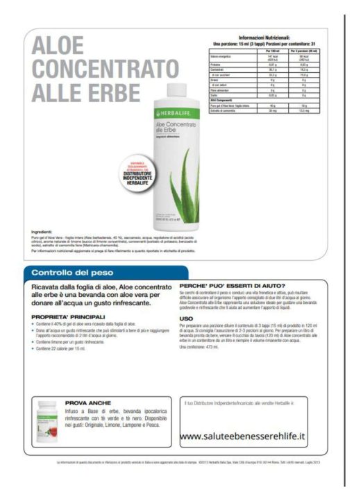 Infuso e Aloe Herbalife - immagine 5